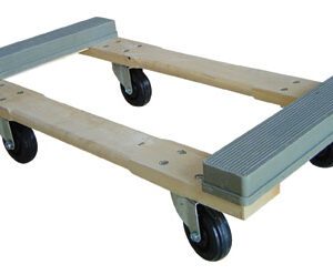 1200lb Heavy Duty Hardwood Dolly Rubber Ends