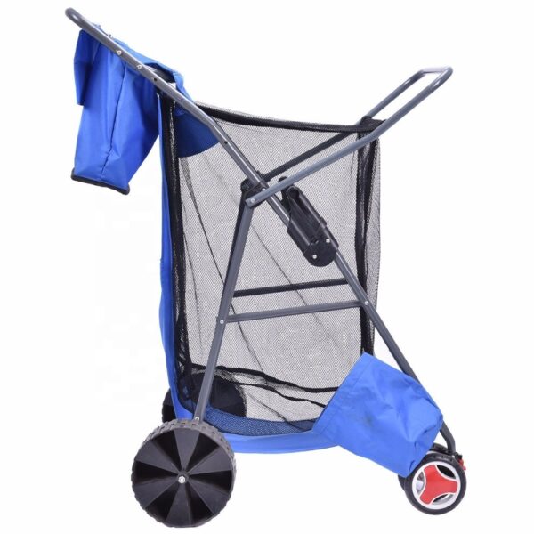 Lightweight Foldable Trolly Deluxe Fishing Beach Cart With Wide Wheel - Image 2