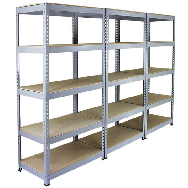 5 Tiers Heavy Duty Slotted Boltless Steel Garage Storage Rack - Image 2