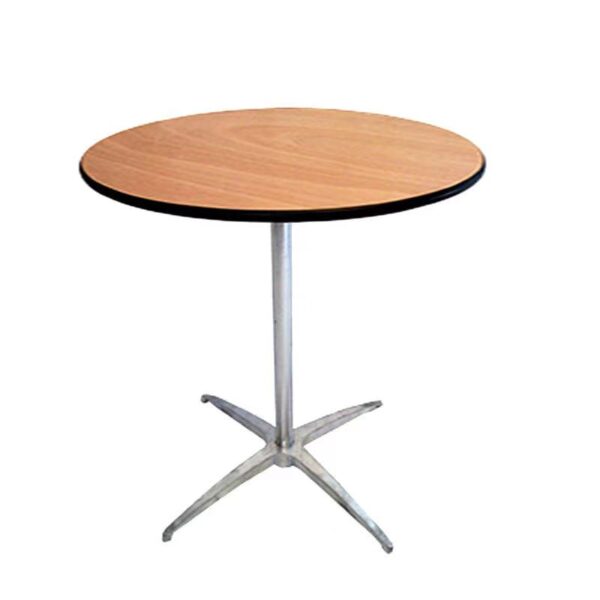 24 in. 30 in. 36 in. Round and Square Cocktail High Top Bar Table - Image 3