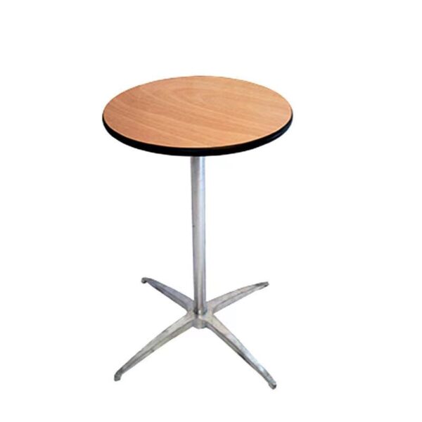 24 in. 30 in. 36 in. Round and Square Cocktail High Top Bar Table - Image 4